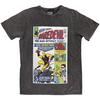 Marvel Comics Unisex Adult Here Comes Daredevil Stone Wash T-Shirt