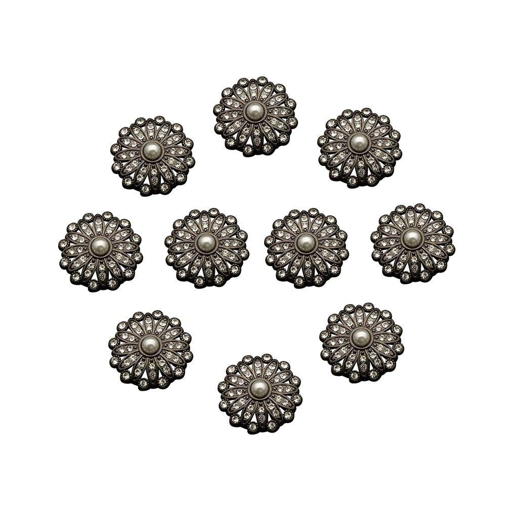 Ручная работа DIY Вышивка Жемчужные Пуговицы для Одежды Швейные Принадлежности Пуговицы для Рубашки Блестящие Стразы