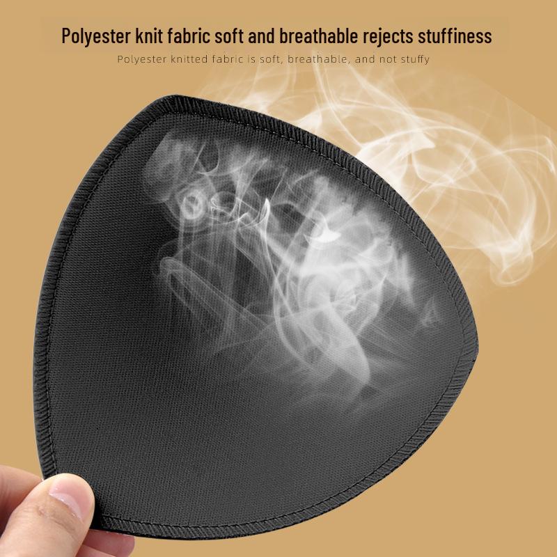 Дышащий треугольный спортивный бюстгальтер с чашкой, предотвращающей расширение, и съемной нагрудной подушечкой