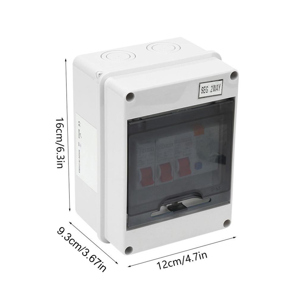 2-канальный гаражный караванный потребительский блок 40A 30mA RCD 2MCB 6A+16A