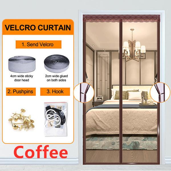 2022 New Anti Mosquito Nets Curtains for Doors Summer Anti Fly Bug Insect Magnetic Automatic Closing Screen Strong Magnetic Door Curtain