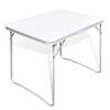 VidaXL Folding Camping Table with Metal Frame 80x60 Cm