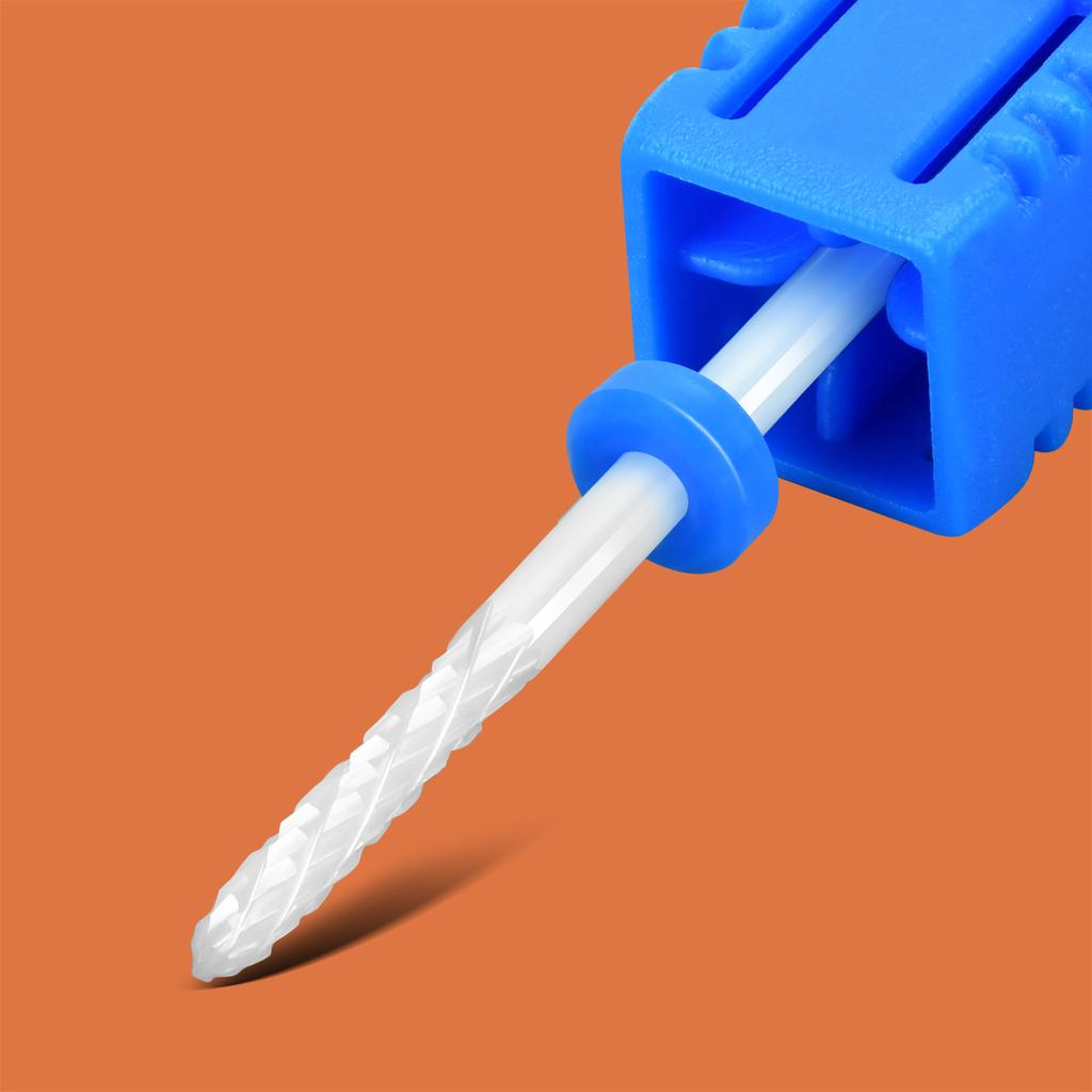 Твердосплавные вольфрамовые насадки для ногтей, фрезы, электрические сверла для ногтей, инструменты для очистки кутикулы для педикюра, маникюрные буферы, дрель