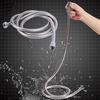 1.5m High Quality Chrome Plated Stainless Steel Shower Tube Water Pipe Flexible Plumbing Hoses