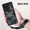(В комплекте ремешок на запястье)Чехол IBMRS для Motorola Edge 50, камуфляжный прозрачный защитный чехол для телефона