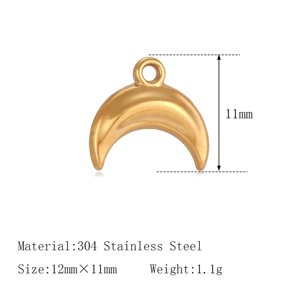 3Pcs Pet Dog Claw/Compass North Star/Sea Wave/Cat's Paw Charms Stainless Small Pendants for Necklace Bracelet DIY Jewelry Making