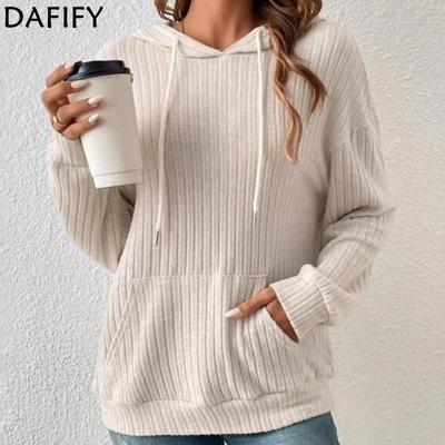 Женские модные повседневные однотонные худи и свитшоты с капюшоном и длинными рукавами с принтом