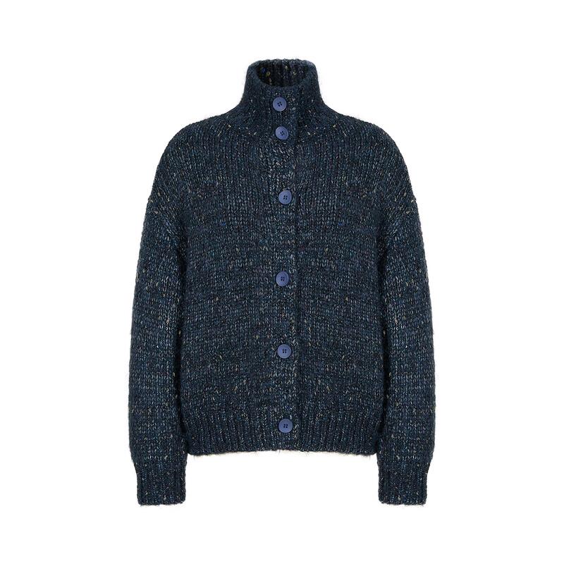 JUZI Аннаку Женский трикотажный кардиган с пайетками