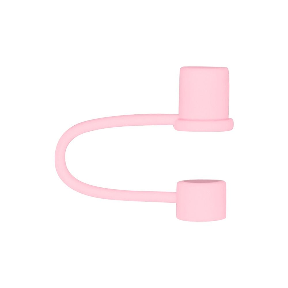 10pcs 10mm Dustproof Plug Silicone Straw Sleeve Simple Straw Cover  Drinking Straws