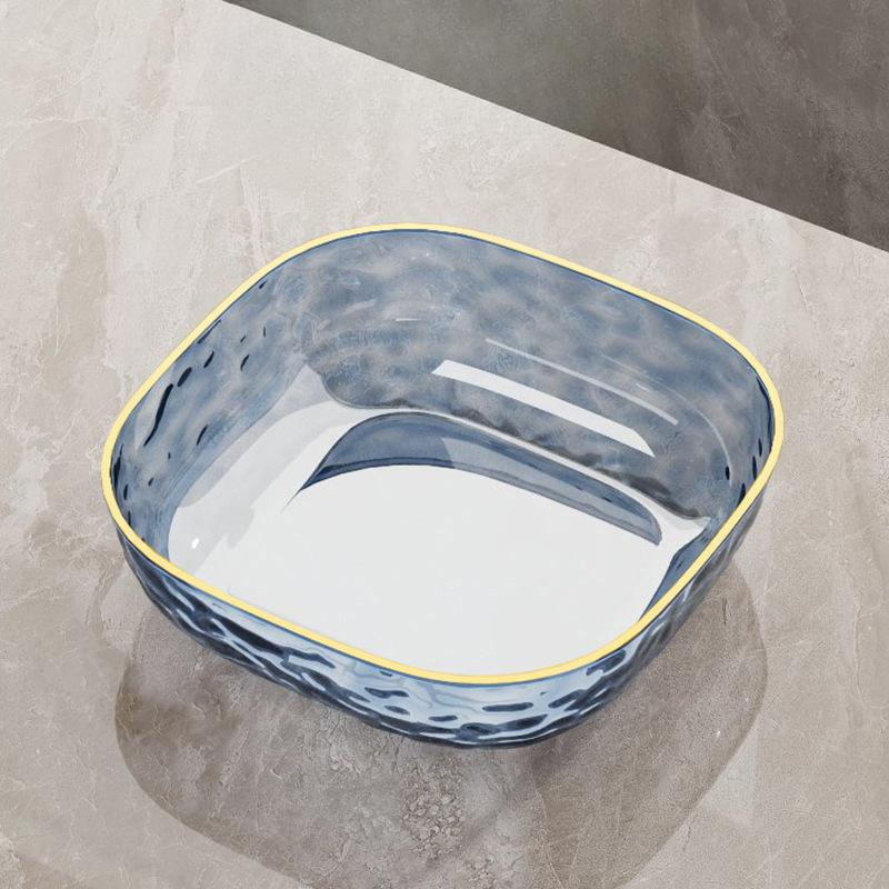 Легкая Роскошь Фруктовая Тарелка Фруктовая Тарелка Тарелка для Сухофруктов Коробка для Сухофруктов Фруктовая Тарелка Высокая Ценность Высокий Класс Прозрачная Фруктовая Тарелка Тарелка для Закусок