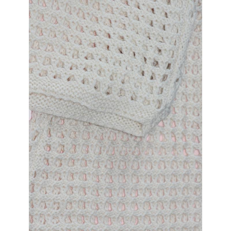 Женский осенне-зимний короткий вязаный джемпер с вырезом и пирсингом пупка