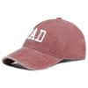 Washed Cotton Baseball Cap DAD MOM Embroidery Baseball Hats Fashion Sunscreen Hats  For Man Women