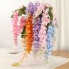 5 Forks Simulated Flower Garland Bright Color Realistic Vines Realistic Wisteria Garland Wedding Bouquet Party Decor