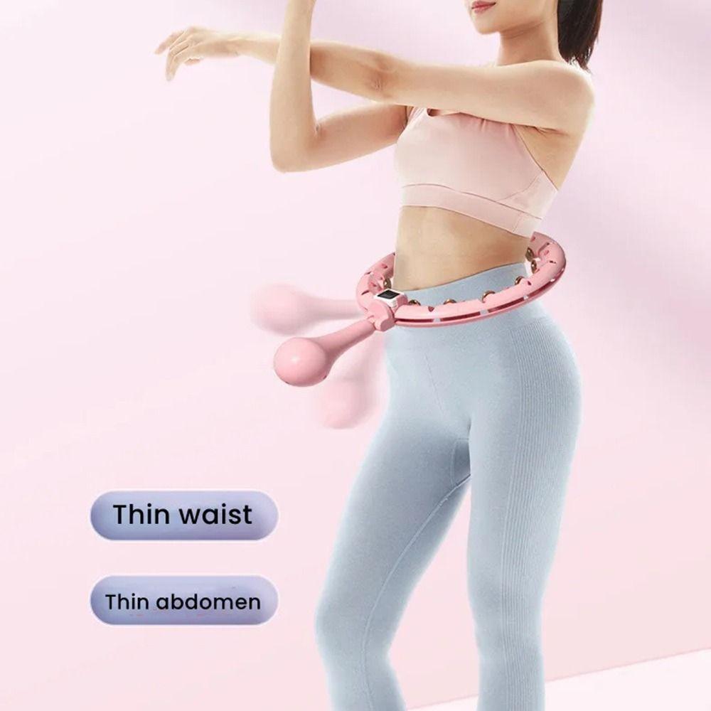 Регулируемое тонкое спортивное кольцо для талии, съемное, для похудения, фитнес-круг, потеря веса