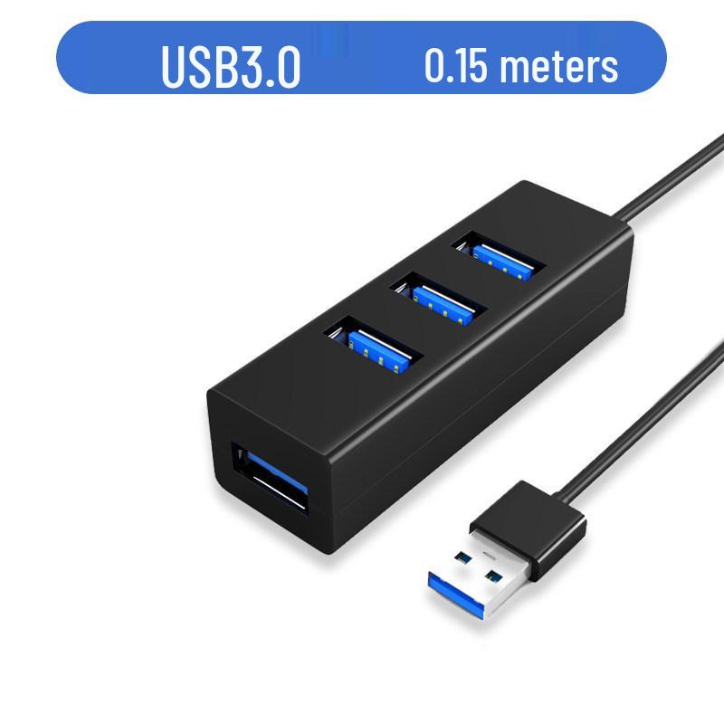 USB 3.0 Hub Splitter: 4-Port Expansion for Laptop, Mouse, Flash Drive