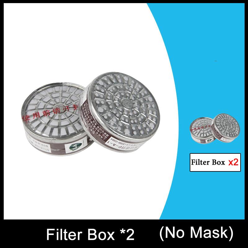 Черная противогаз на половину лица, респиратор из натурального каучука, рабочая защитная маска для полировки, сварки, распыления пестицидов, защита дыхания