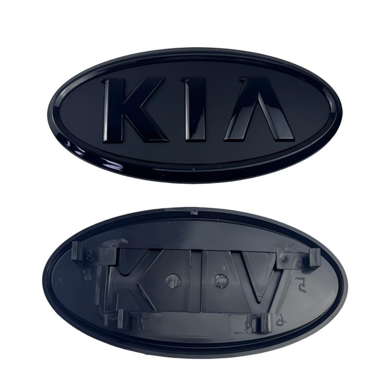 AAND1 Car Front Hood Emblem Rear Trunk Badge for KIA Sportage Ceed sorento Cerato Picanto Soul Stonic K3 K5 Rio optima Accessories