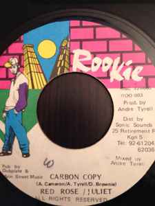 7-дюймовая пластинка ANTHONY RED ROSE - Carbon Copy MSC326605 Новичок Ямайский Регги, Ска и Даб Б/У