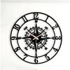 Non-Ticking Hanging Wall Clock for Wall Decoration | Antique Big Size Silent Wall Watch for Home Decor Items (40 CM)