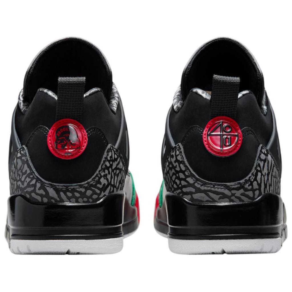 Мужские повседневные кроссовки Air Jordan Spizike Low OG Черно-зелено-красные FQ1759-060