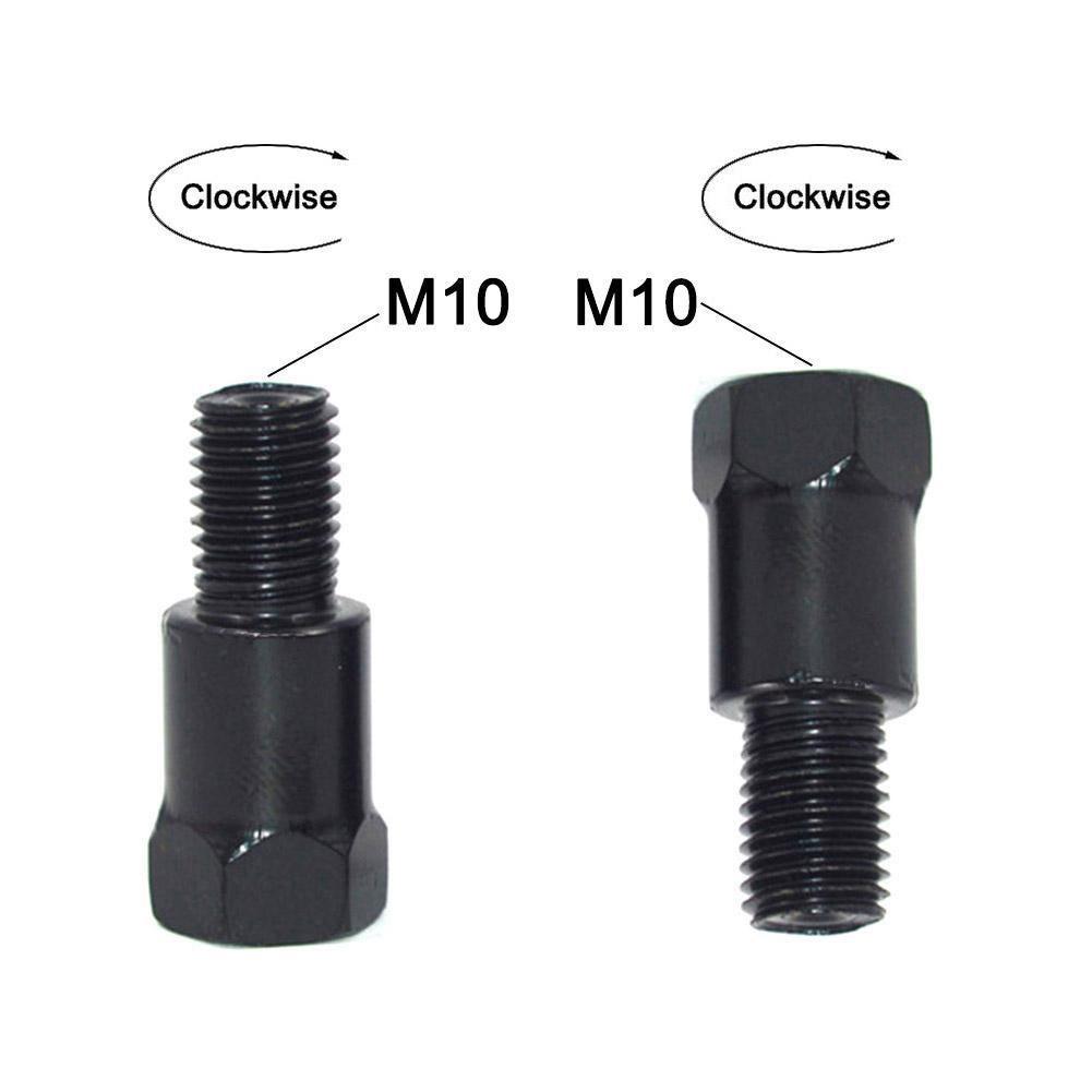 Черный Мотоцикл 32ММ M10 8ММ M8 Адаптеры Зеркал Заднего Вида Переходной Болт По Часовой Стрелке Против Часовой Стрелки Правая Левая Резьба