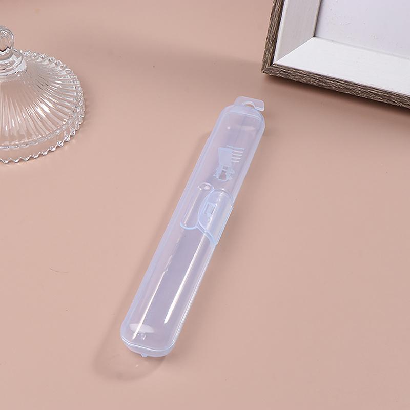 1Pc Transparent Toothbrush Storage Box Cases Hygienic Travel Portable Holder Container Toothbrush Box Organizer Bathroom Tools