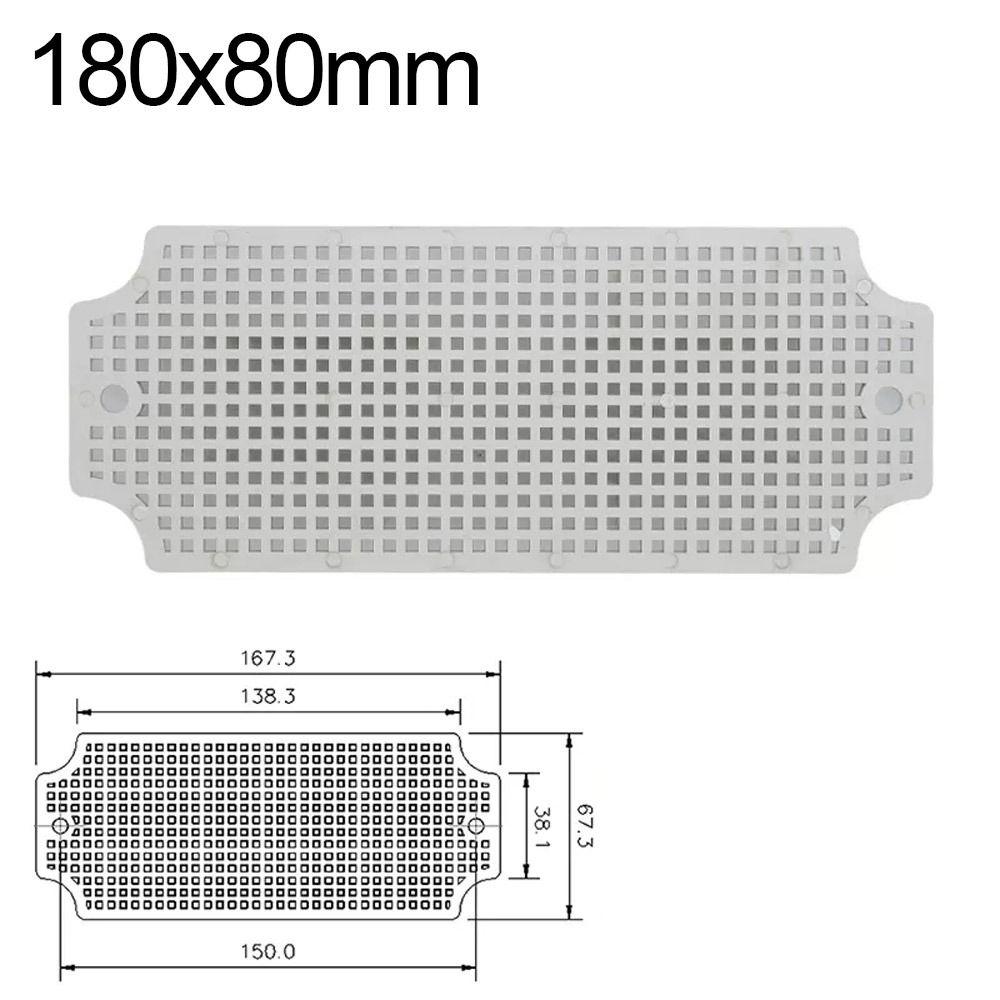 White Fixed Installation ABS Bottom Plate Porous Plate Accessory Waterproof Junction Box Honeycomb Grid Plate