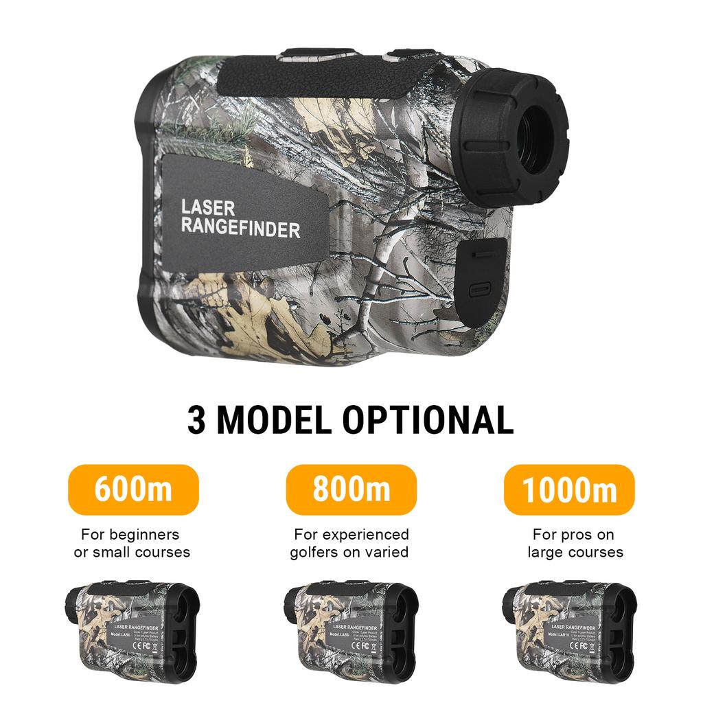 Дальномер для гольфа с функцией измерения угла наклона, высоты и скорости, блокировки флагштока, вибрации