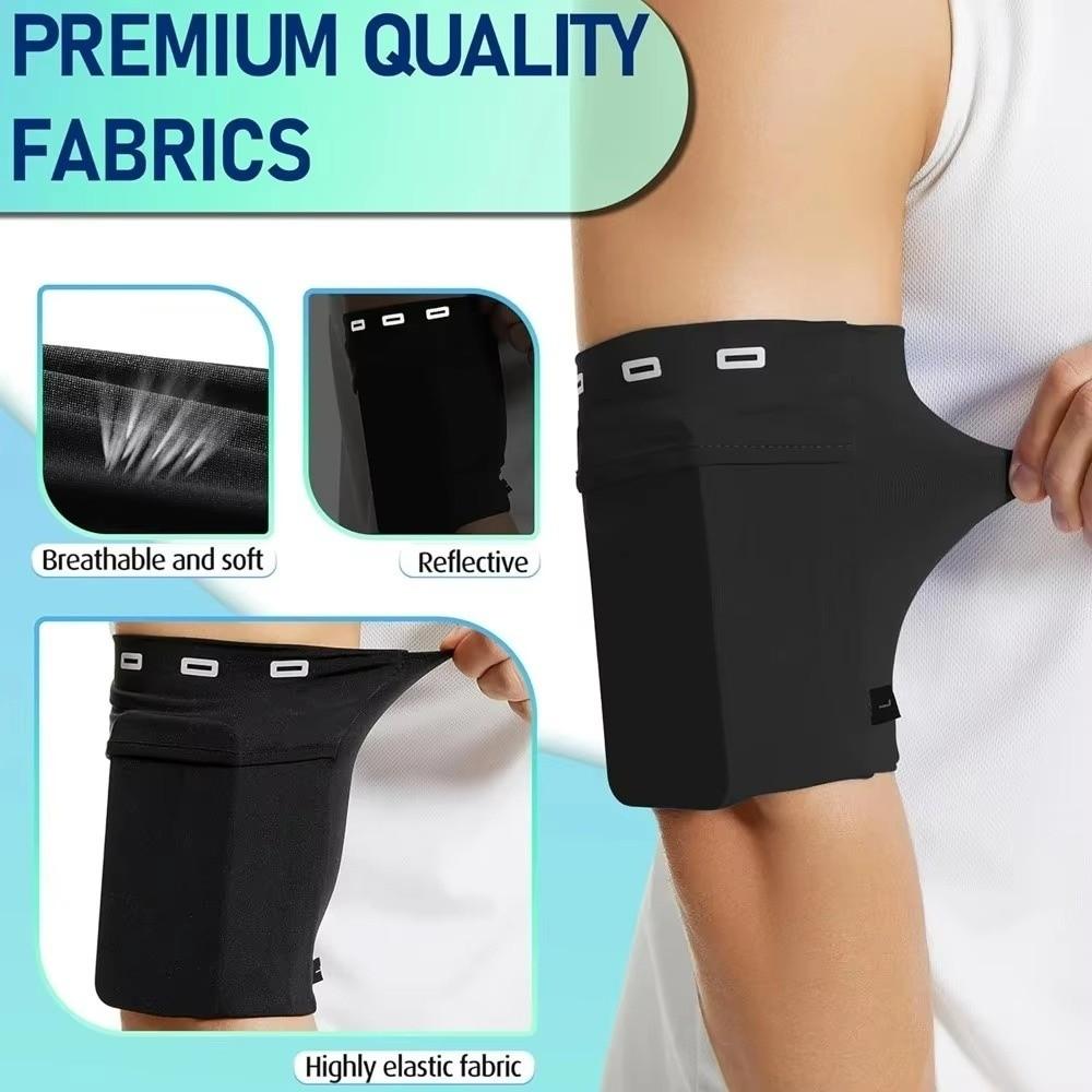 Zipper Sports Arm Bag Larger Storage Space Phone Strap Armband Sports Cell Phone Arm Bands Walking