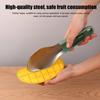 Mango Peeler Cutter Tool Stainless Steel 3-in-1 Fruit Slicer Corer Pit Remover for Watermelon Avocado Kiwi Kitchen Gadget