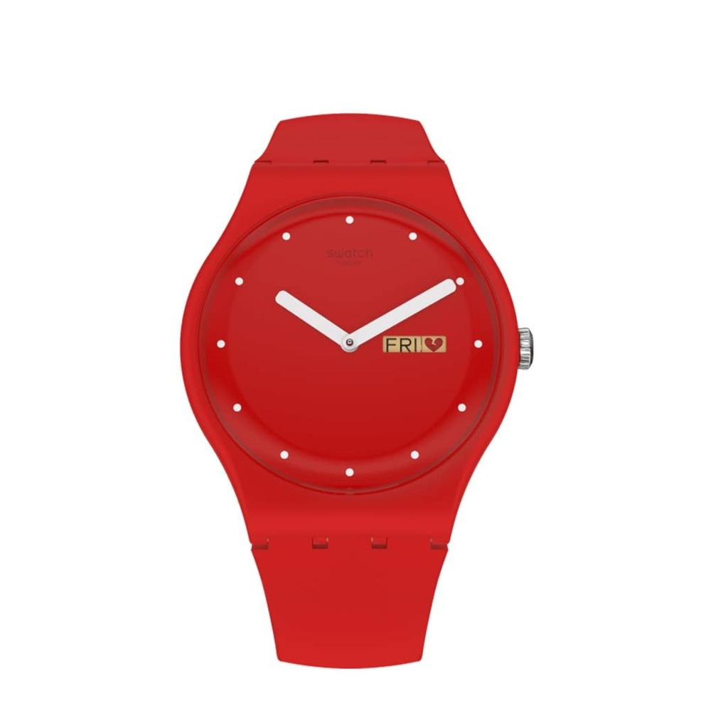 Swatch SWATCH VALENTINE'S DAY SUOZ718 Наручные часы, Красный