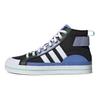 adidas Кеды Neo City Canvas с нескользящей подошвой, прочные, средней высоты, унисекс, для скейтбординга, черно-сине-белые HQ4619