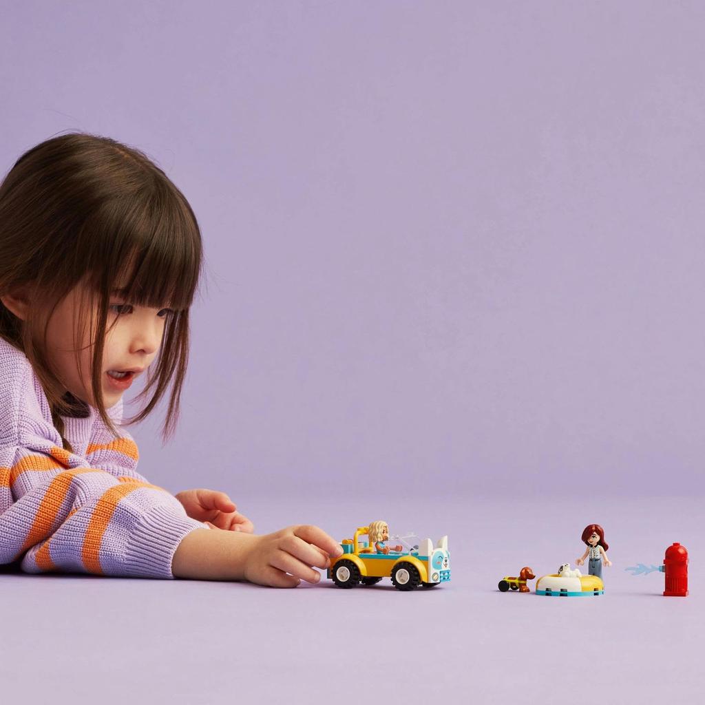 LEGO Друзья Собака Салон для домашних животных Машина Игрушка Подарок на день рождения Блок Образовательный Рождество Мальчики Девочки Дети 4 года 5 лет 6 лет Ролевые игры Дом