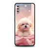 Милый чехол для телефона с маленькой собачкой для Samsung Galaxy A56 A54 A42 A36 A34 A26 A24 A16 A14 A12 A06 A50 A52 A10 5G Мягкий ТПУ чехол Fundas
