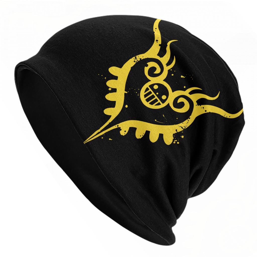 Trafalgar Law Heart Bonnet Hats Autumn Winter Outdoor Skullies Beanies Hats One Piece Anime for Men Women Warm Dual-use Caps