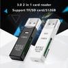 Usb 3.0 Устройство чтения карт памяти Micro Tf Sd Card Reader Высокоскоростной записывающий флэш-накопитель