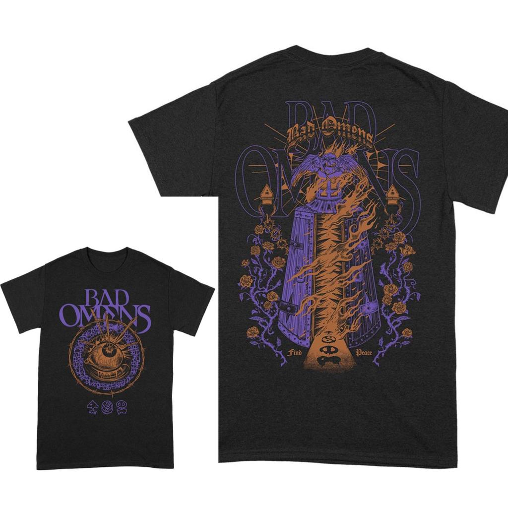 2026 Bad Omens Cotton Band Shirt Unisex Summer Short Sleeve Fashion Brand Tee Luxury Casual Vintage