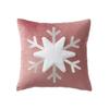 Christmas-themed Snowflake Cushion Pillowslip Unfilled Xmas Sofa Pillowcase  Christmas
