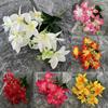 Lilies Realistic Multicolor 18 Stems Botanicals For Restaurant Floral Decor