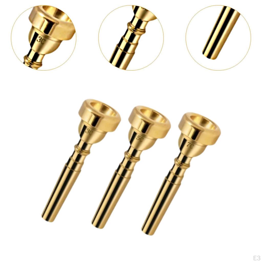 Trumpet Mouthpiece Instrument Accurate Spare Parts for Professional Players