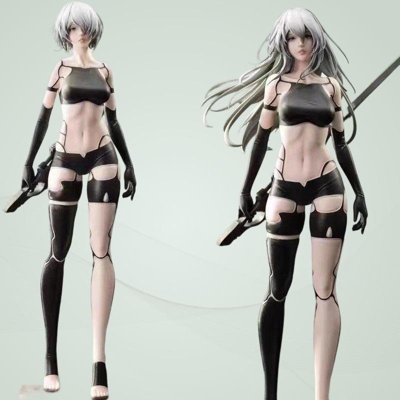 Nier Automata A2 Поврежденная в бою Фигурка Аниме Масштаб 1/4 ПВХ Коллекционная Модель Статуэтка Настольное Украшение Для Взрослых Коллекционеров
