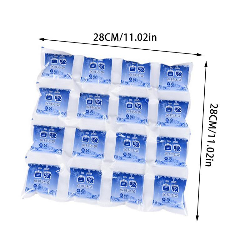 Абсорбирующие пакеты со льдом Многоразовые пакеты со льдом с самозаполняющейся насадкой Холодные сжатые напитки Охлажденные гелевые пакеты для консервирования продуктов Сухие пакеты со льдом