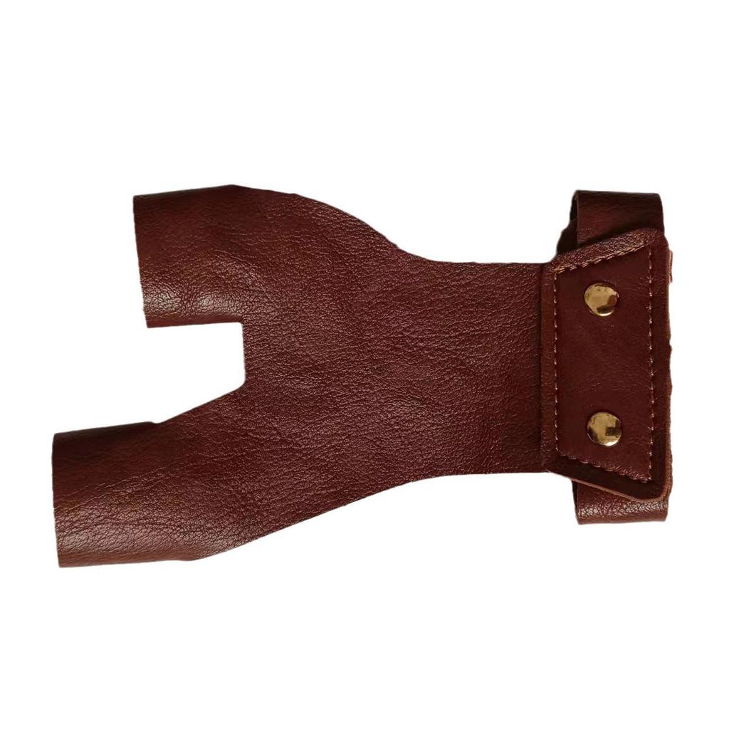 Черная кожаная гарда для стрельбы из лука для традиционного рекурсивного лука