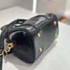 Ретро сумка Boston из вощеной кожи Douxiaozhu