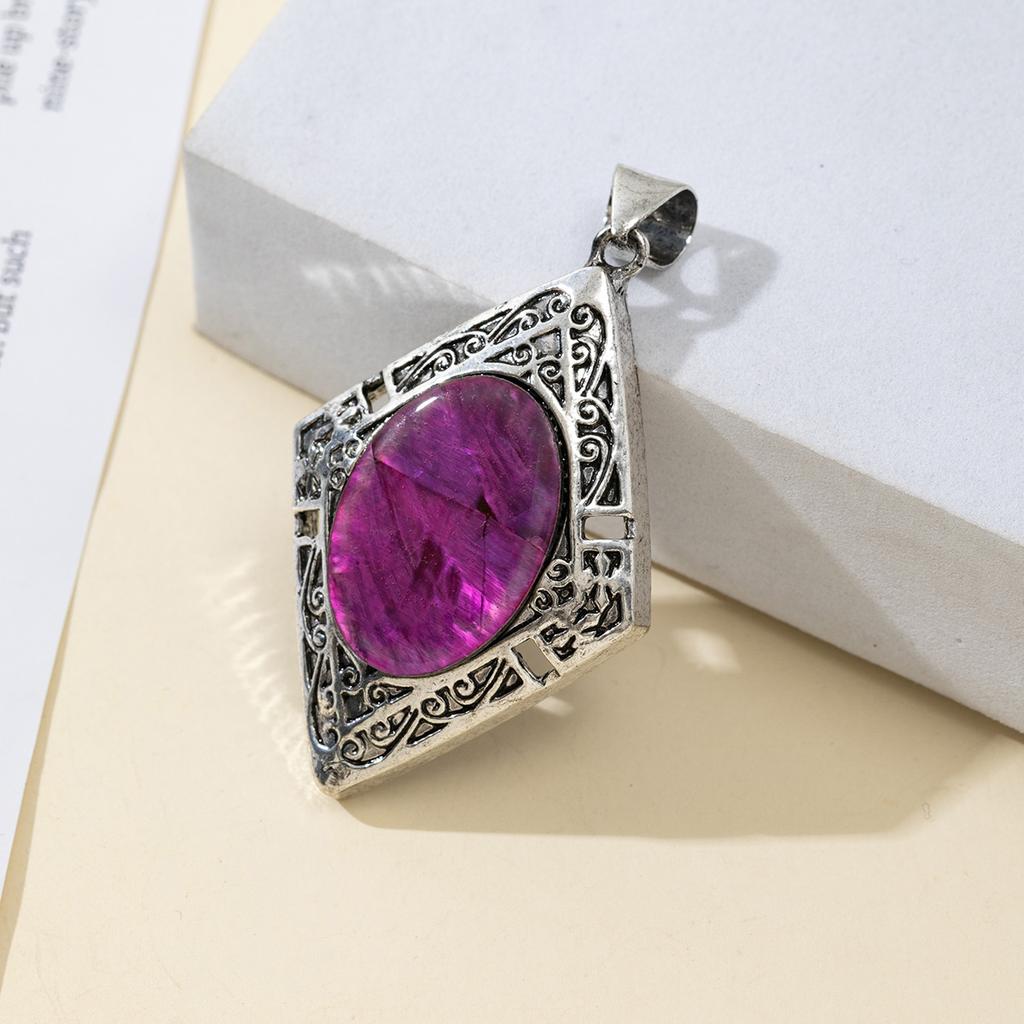 Летний цвет ракушки Подвеска Ромб Кружевная подвеска 49x34мм Для изготовления ювелирных изделий DIY Ожерелье Браслет Серьги Аксессуар