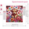 Diy Diamond Mosaic Animal Cow Full Diamond Painting Flower New Collection Art Home Decorative Rhinestone Pictures