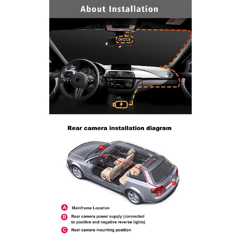 3 Channel WIFI Dash Cam HD 1080P Car Dvr Interior Vehicle Three Way Camera Mini DVRs Recorder Video Registrator Dashcam Camcord