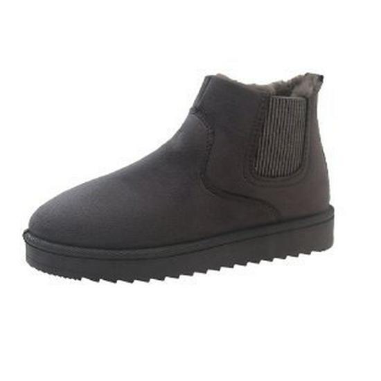 Зимние новые зимние ботинки 2024 года, женские теплые короткие ботинки на плоской подошве