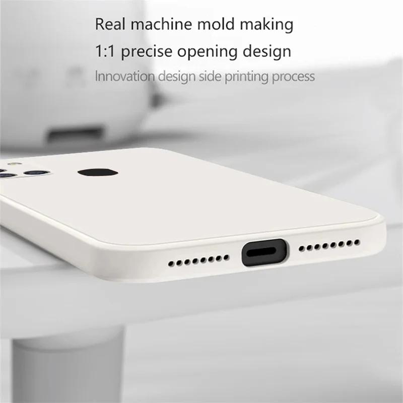 Для Samsung Galaxy A21S A22 A31 A32 A42 M22 M32 Противоударный Мягкий Чехол-накладка Корпус Жидкий Силикон Чехол для Мобильного Телефона