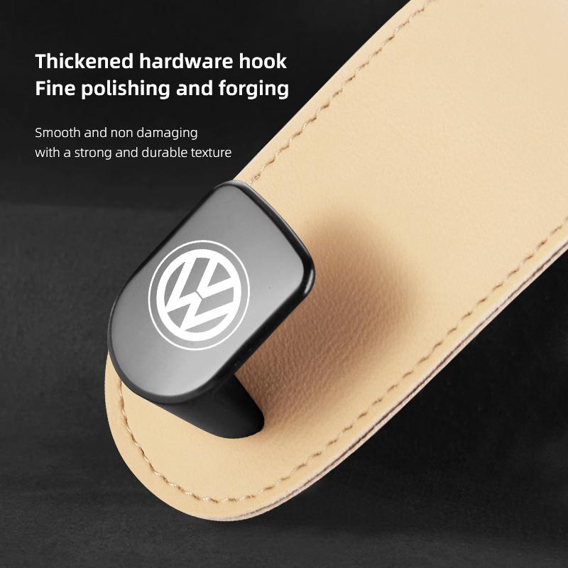 For Volkswagen Sci3Car Hidden Hook Seat Interior Storage Hanger Hooks Tools Tire Valve For VW GTI Polo T5 Passat B6 Golf Tiguan Jetta T-ROC Beetle